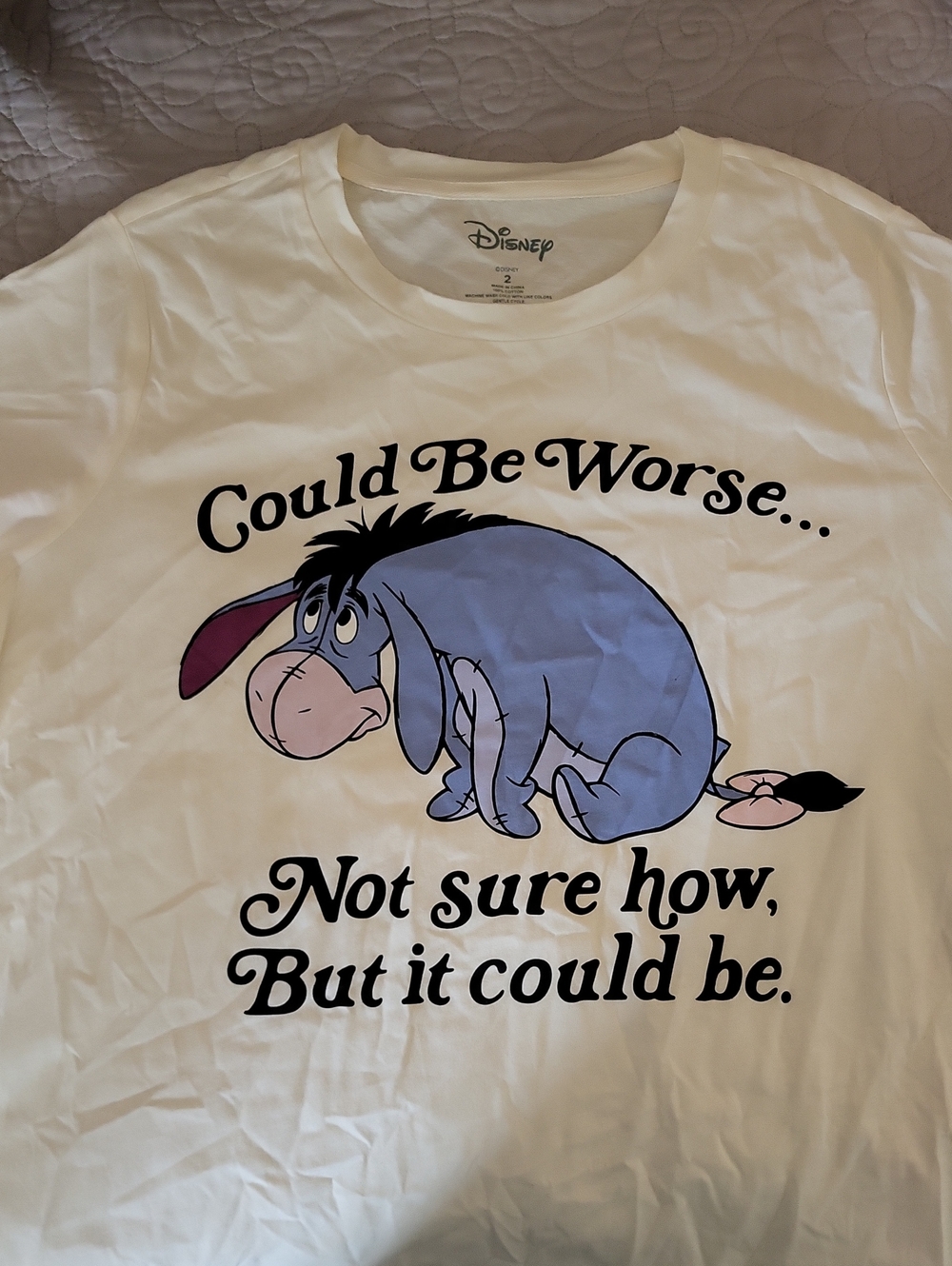 Nwot torrid 2x tee with Eeyore Graphic in Blue and Pink